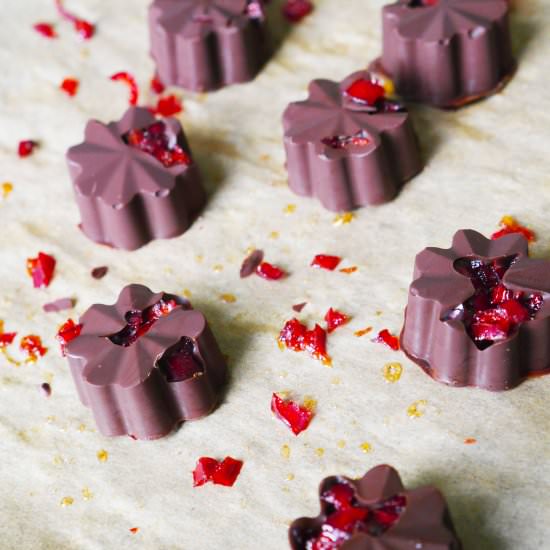 Candied Chilli Chocolates