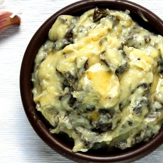 Wine & Cheese Kale Colcannon