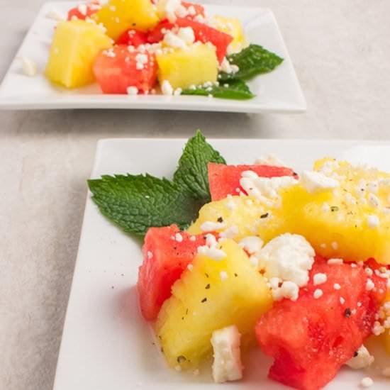 Watermelon PIneapple Salad