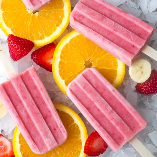 Fruit Smoothie Popsicles