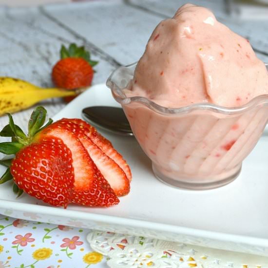 Strawberry Banana “Ice-Cream”