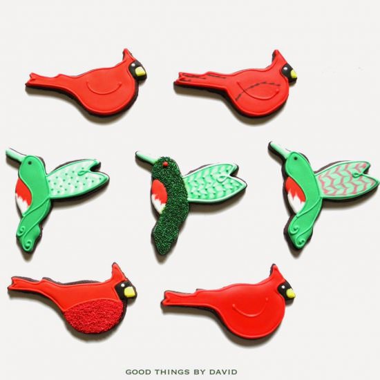 Woodland Bird Cookies