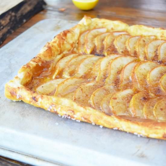 Fig and Pear Tart