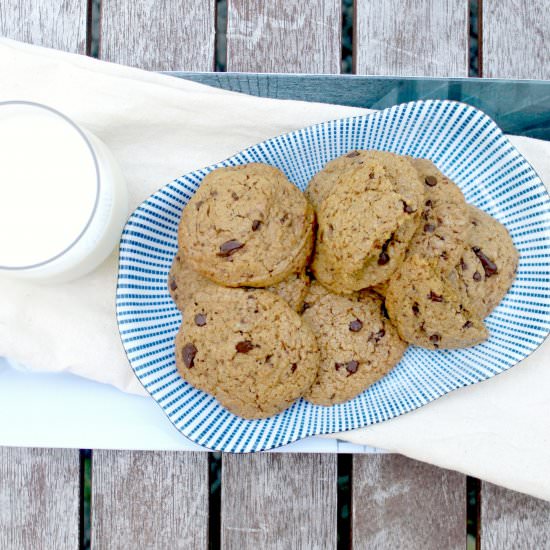 Chocolate Chip Cookies (DF + SF)