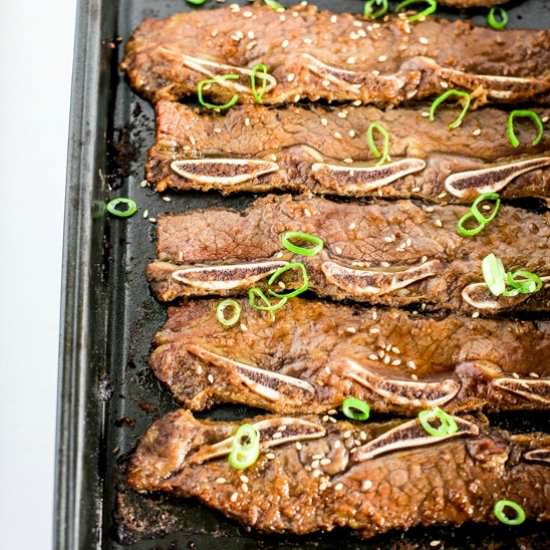 LA Galbi (Korean BBQ Short Ribs)