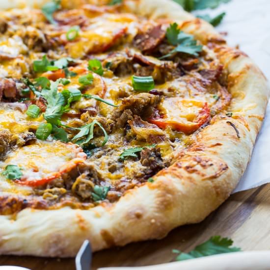 BBQ Pizza with Pulled Pork