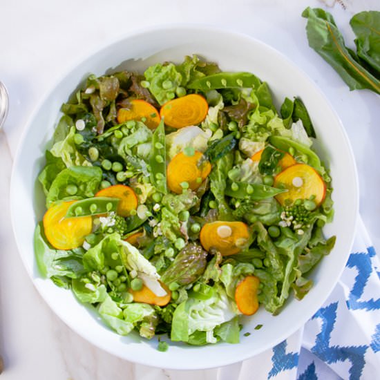 Spring Salad with Lemon Vinaigrette