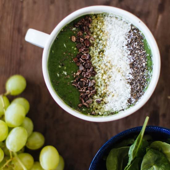 Emerald Green Smoothie Bowls