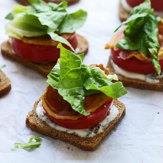 Baby BLT Sandwiches