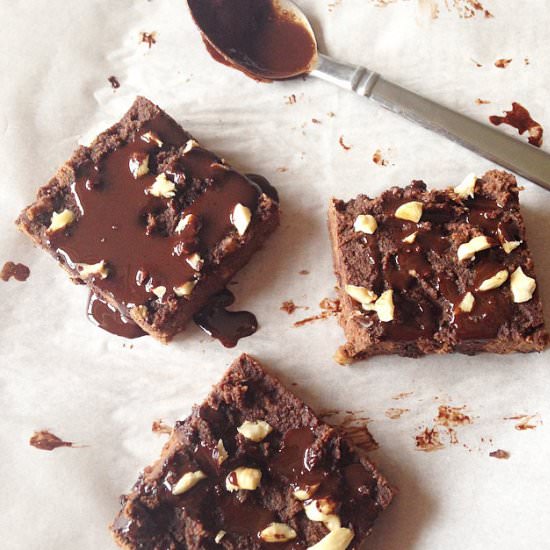 Paleo Nutella Fudge Bars