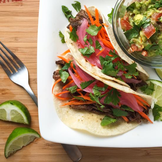 Korean Beef Short Rib Tacos