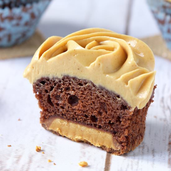 Peanut Butter Cup Cupcakes
