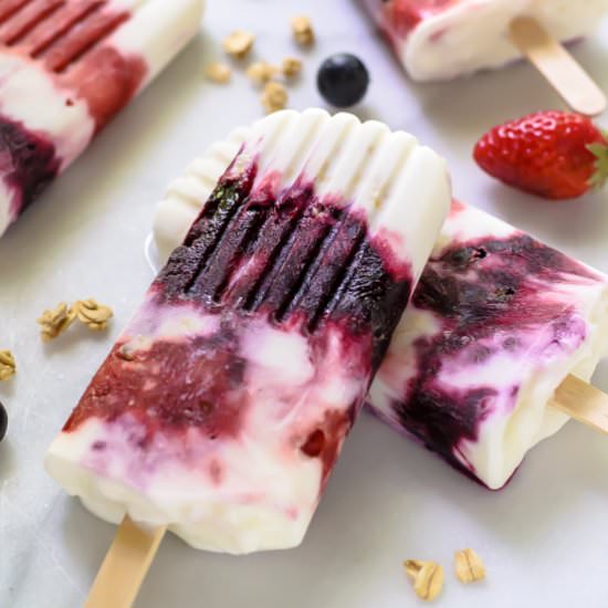 Greek Yogurt Breakfast Popsicles