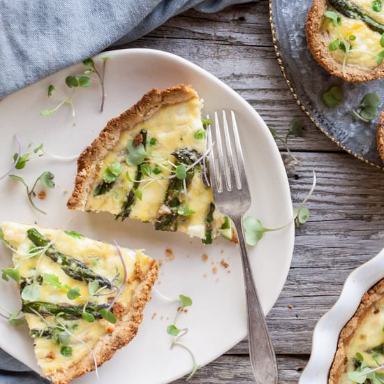 Spring Vegetable Quiche