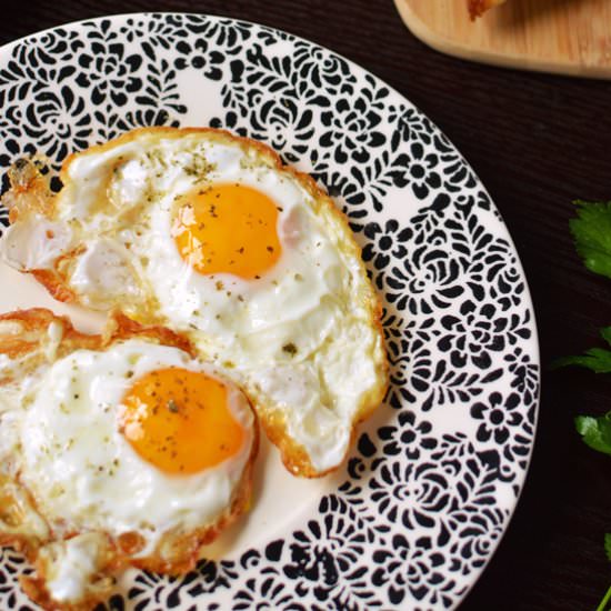 Crispy Fried Eggs