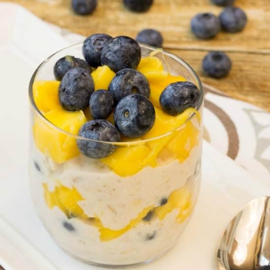 Blueberry Mango Overnight Oats