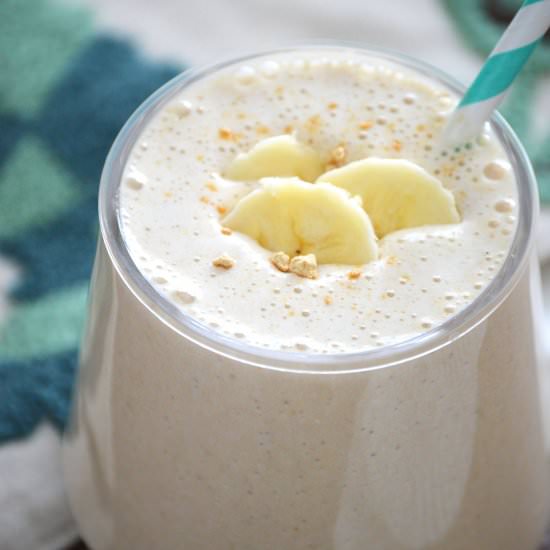 PB Banana Oatmeal Smoothie