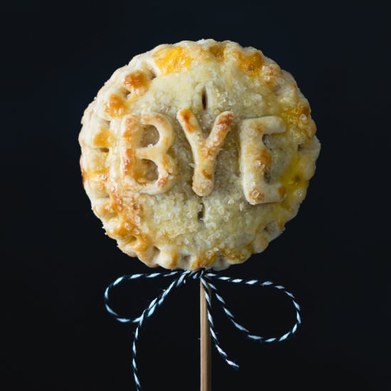 Strawberry Pies on a Stick