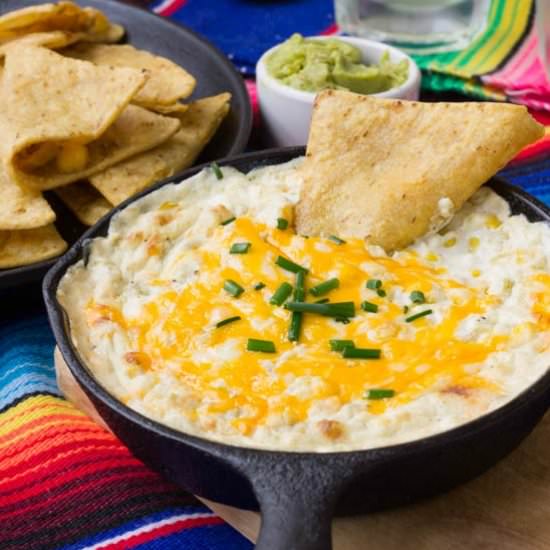 Creamy Green Chile Queso