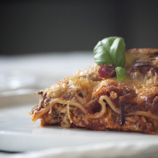 Overnight Meat Lasagna