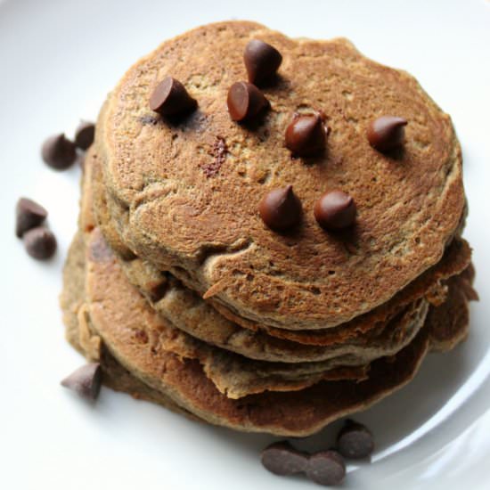 Chocolate Chip Sweet Potato Pancake