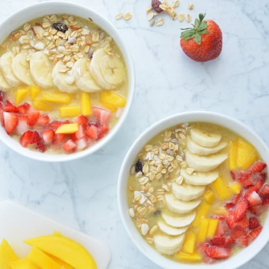 Mango Ginger Smoothie Bowl
