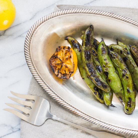 Grilled Fava Beans