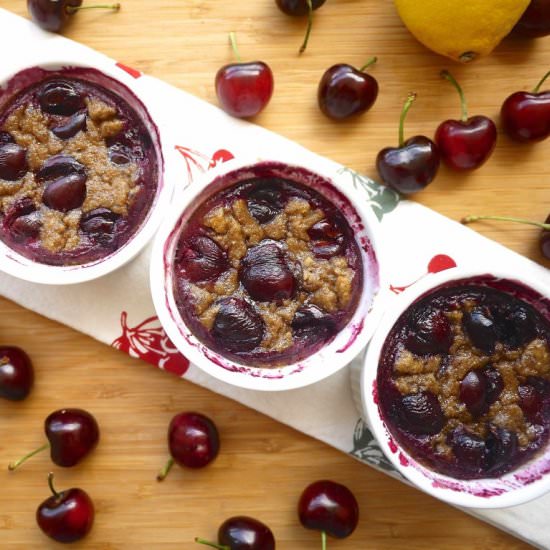 Paleo Cherry Clafoutis