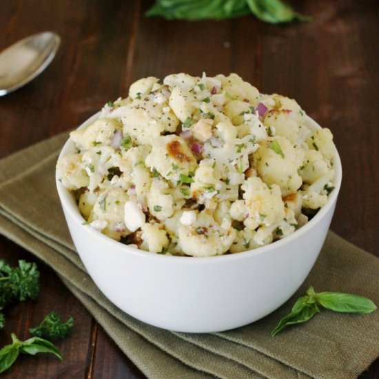 Roasted Cauliflower Salad
