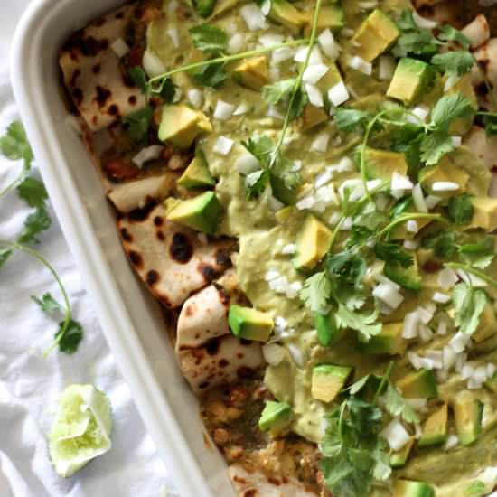 Easy Green Enchiladas