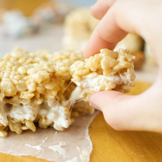 Brown Butter Caramel Rice Krispies