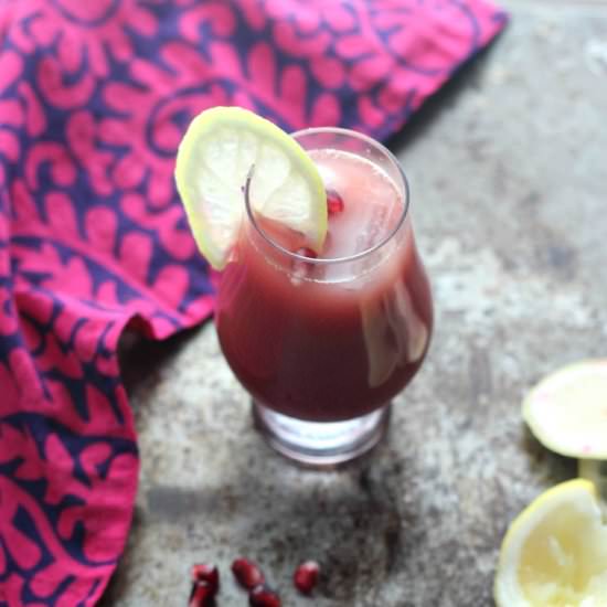 Roasted Pomegranate Orange Lemonade