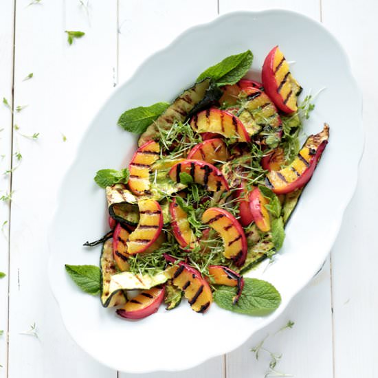 Grilled Nectarine Salad
