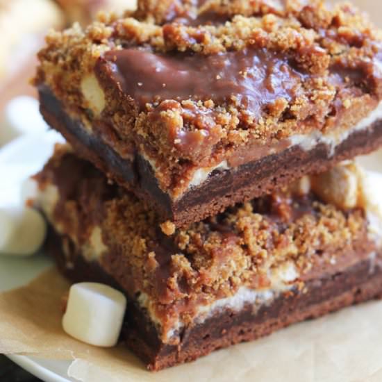 s’mores brownies