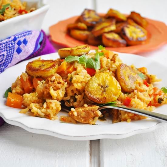 Vegan Latin Rice with Chorizo