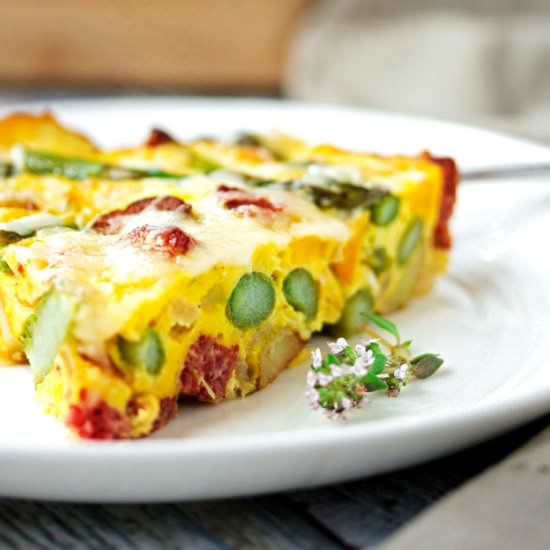 Frittata with Farmer Sausage
