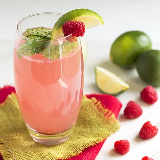 Raspberry Mojitos