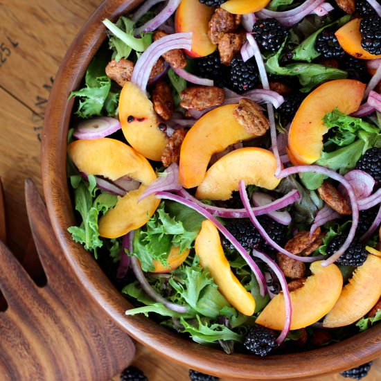 Blackberry & Peach Salad