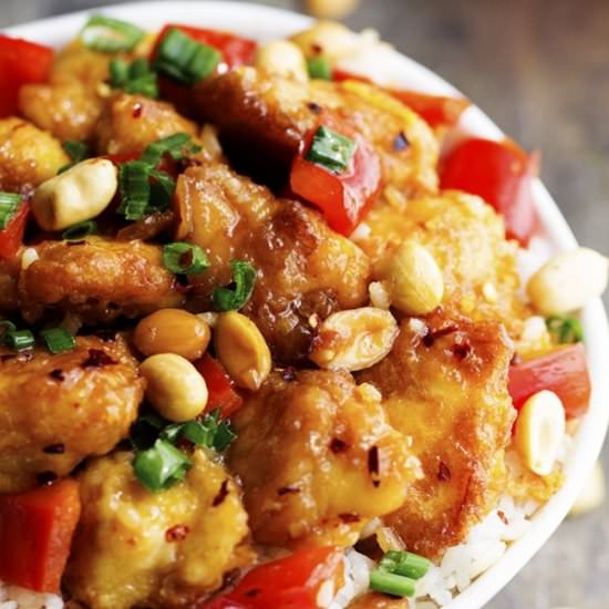Baked Kung Pao Chicken