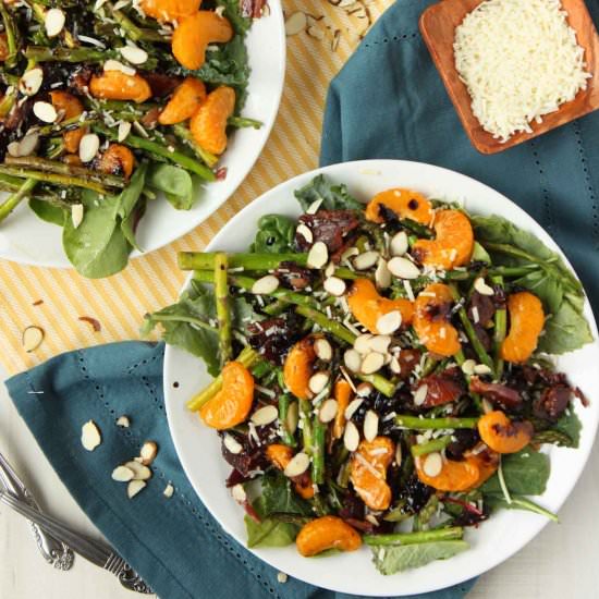 Bacon and Orange Asparagus Salad
