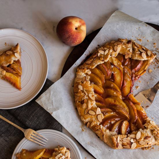 Apricot-Almond Galette