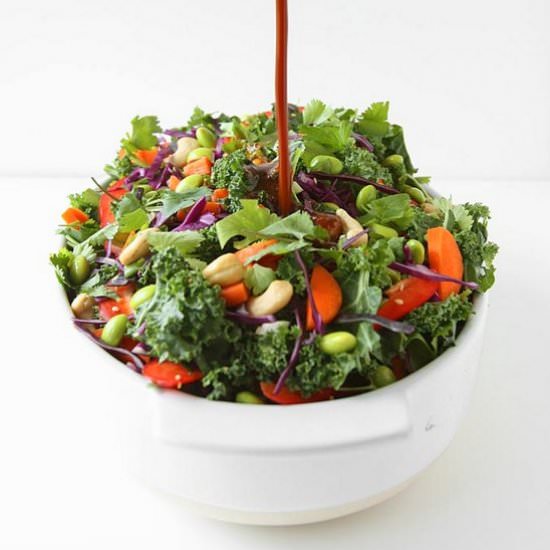 Asian Kale Edamame Salad