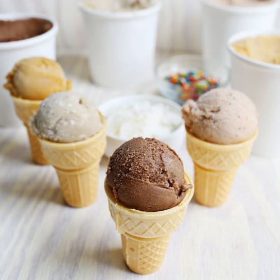 Easy + Healthy Ice Cream