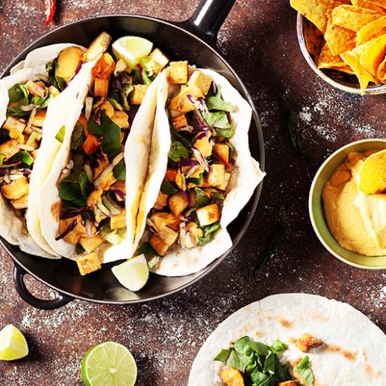 Tofu Tortillas & Hot Nacho Cheese