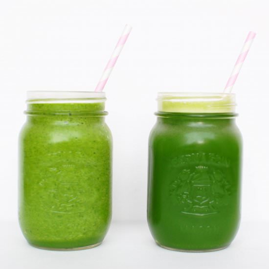 Green Detox Smoothie and Juice