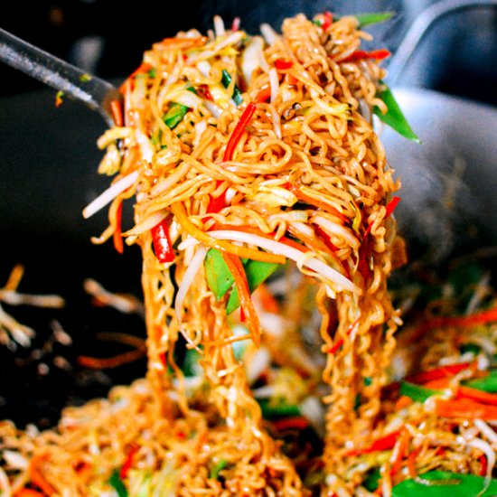 Pan-fried Vegetable Ramen