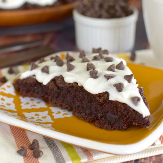 Frosted Chocolate Banana Scones