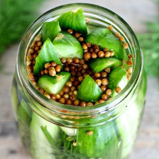 Super Easy Dill Pickles