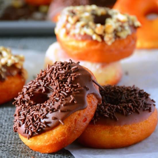 Chocolate & Strawberry Donuts