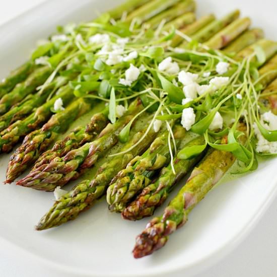 Summery Char Grilled Asparagus